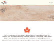 Tablet Screenshot of multi-eco.com